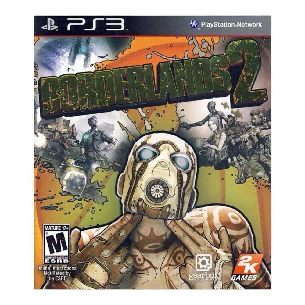 Borderlands 2 Video Game For Sony PlayStation 3 With Case and Manual 2012 PS3